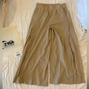 Zyia Khaki Work Flow Pants Size Large